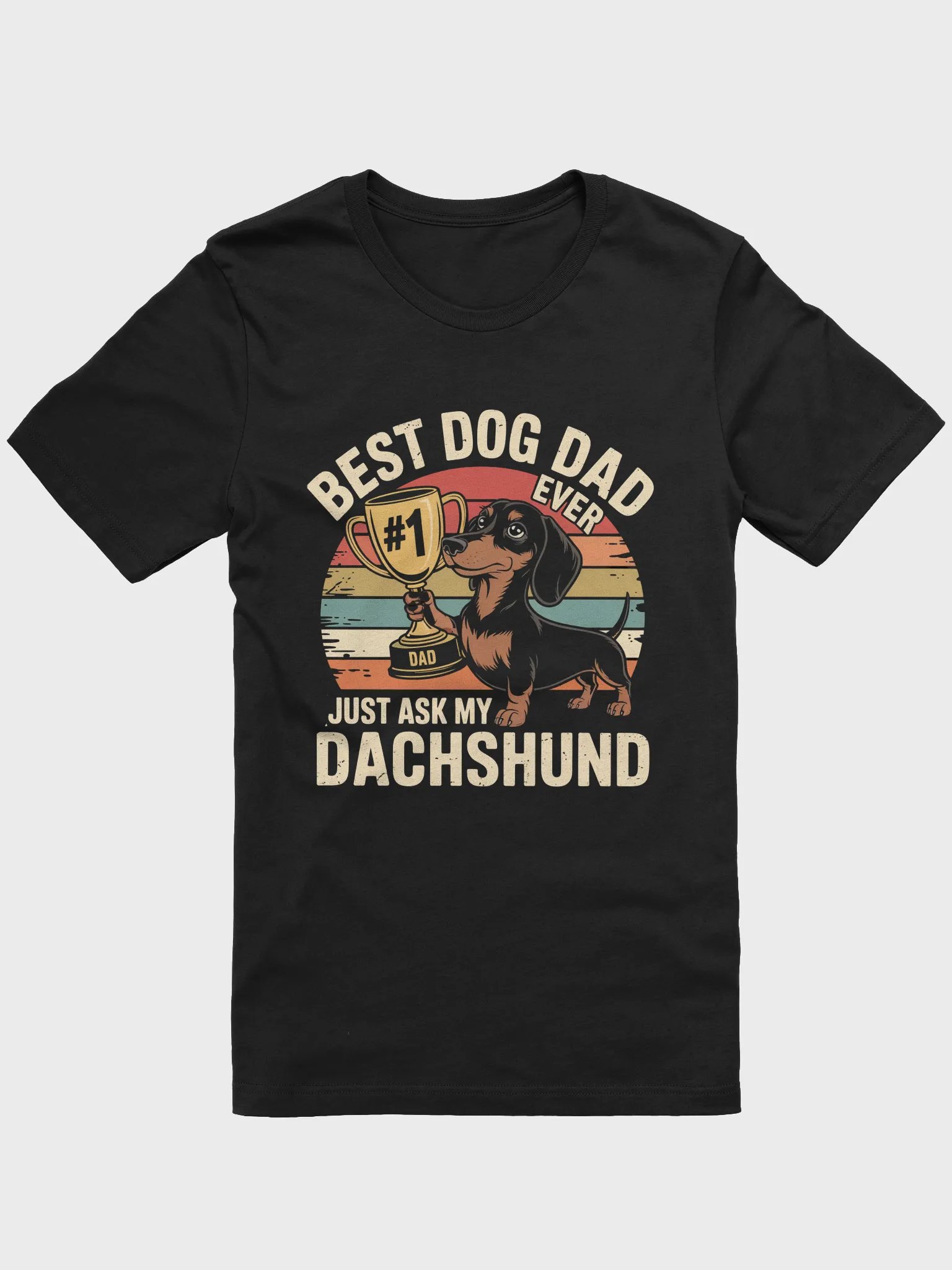 Best Dog Dad Ever - Just Ask My Dachshund Te product image (1)