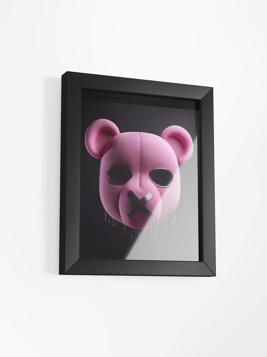 Framed Pink Masked Bear product image (2)