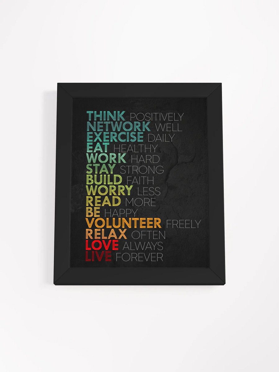 Words to Live By: The Power List Poster product image (4)