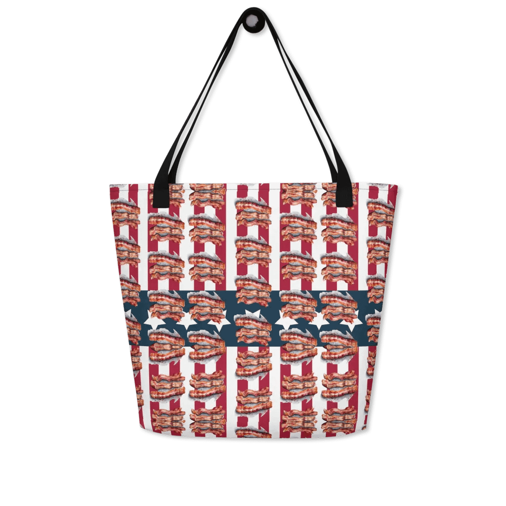 Bacon and America Print Tote Bag product image (5)
