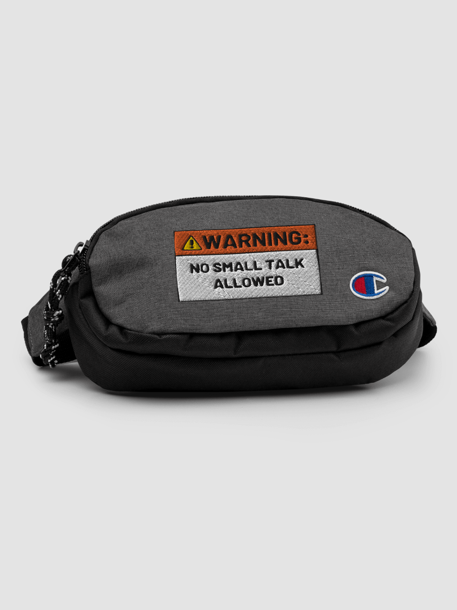 CAUTION: NO SMALL TALK Fanny Pack product image (1)
