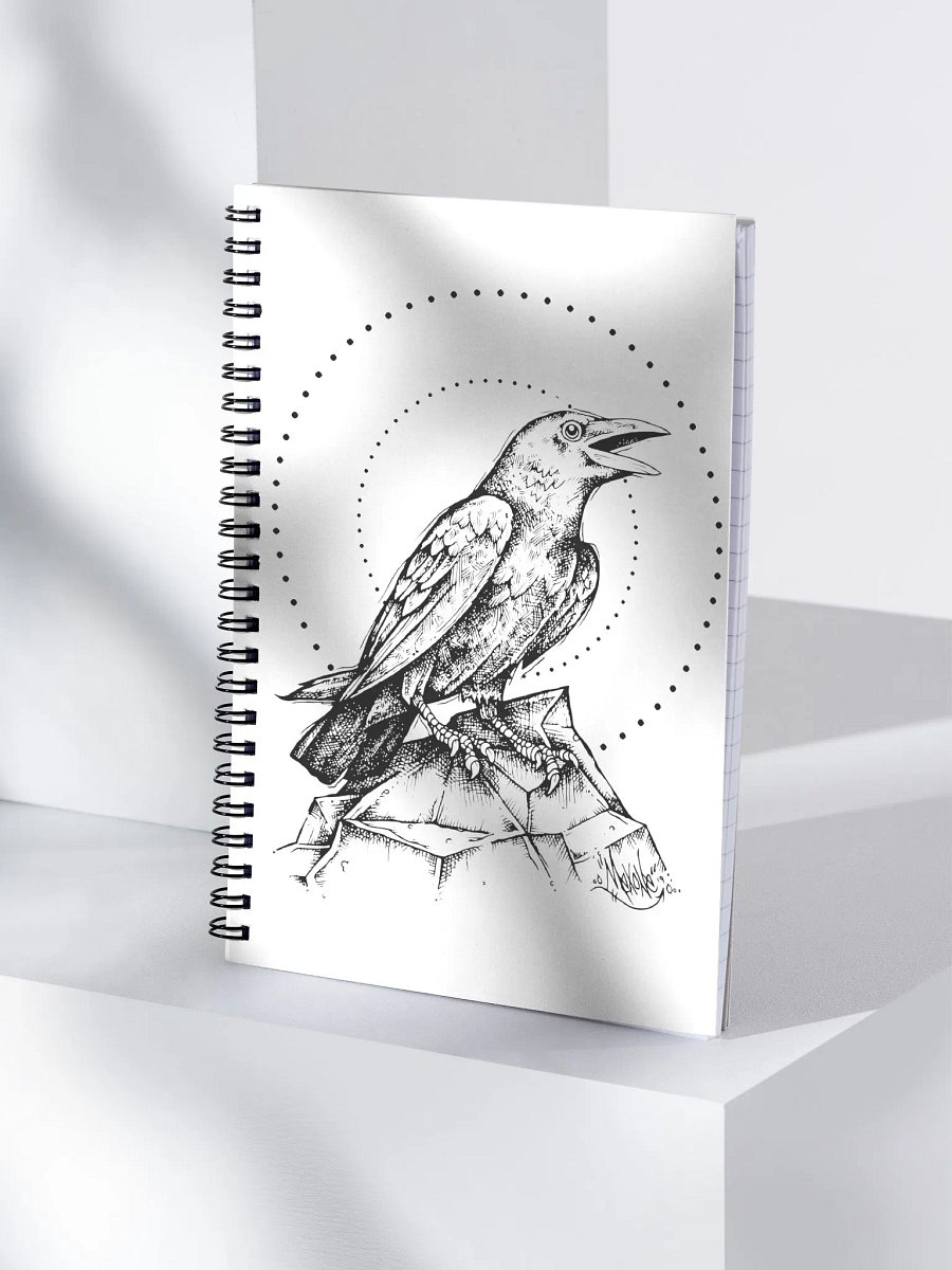 Raven Spiral Notebook product image (4)