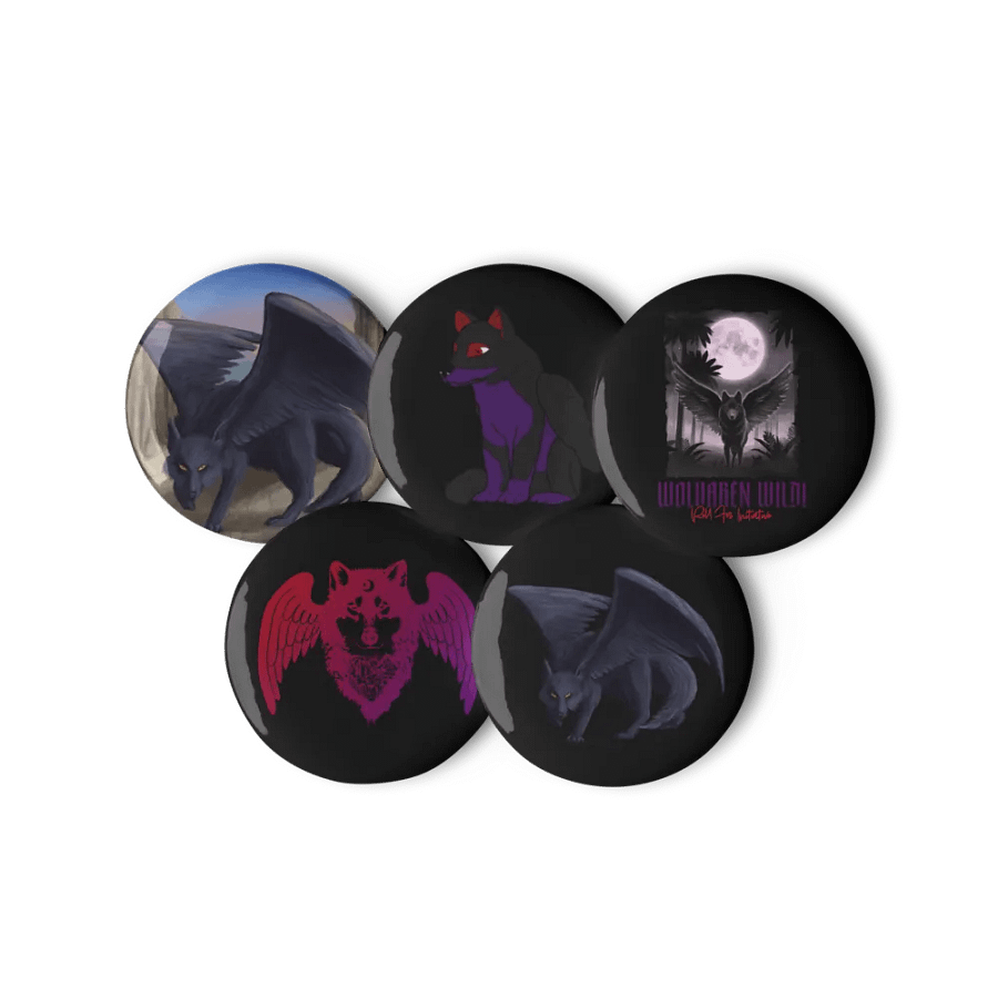 Wolvaren Button Pins Set product image (8)