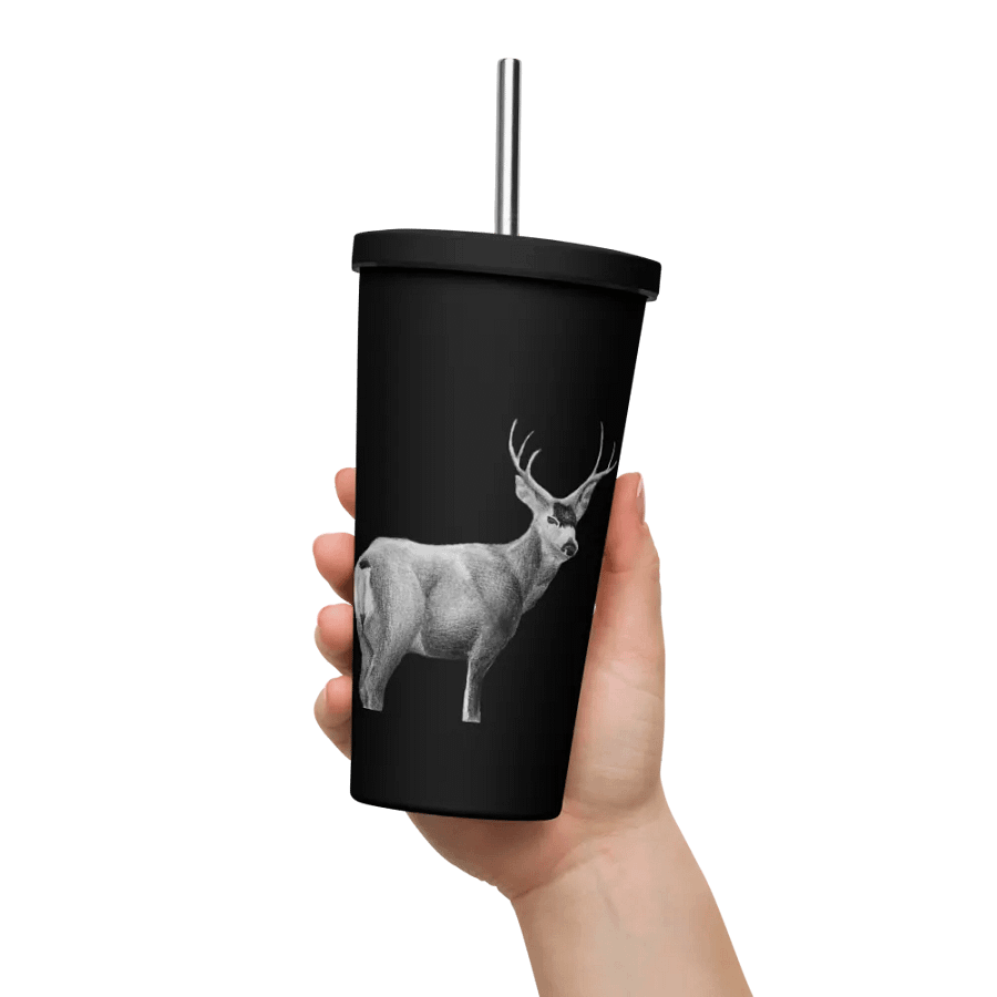 Deer Drawing Straw Cup product image (14)