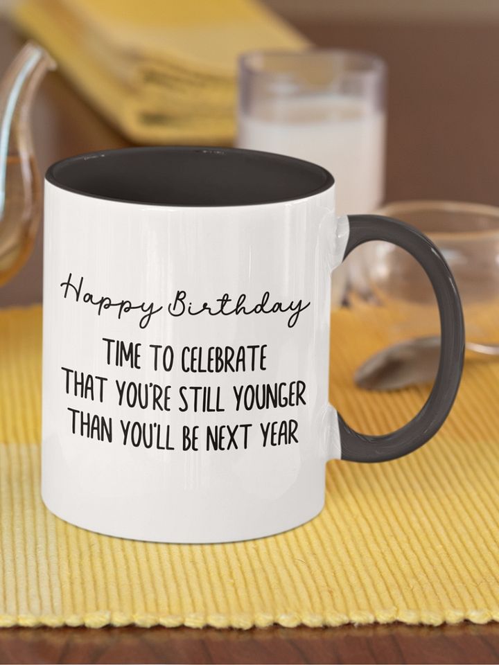 Two Tone Line Birth Flower Mug JUNE – Personalized Gift product image (2)