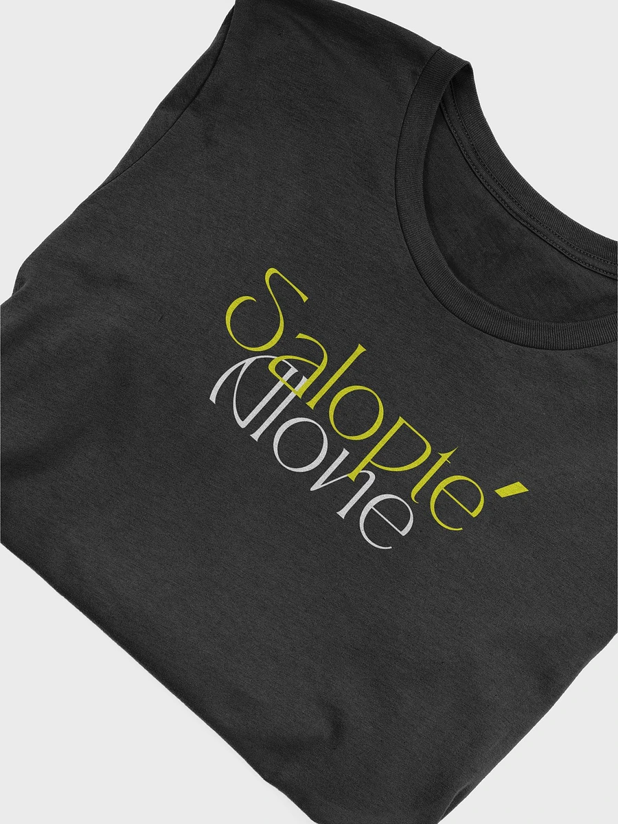 Salopte Alone Yellow Text T Shirt product image (5)