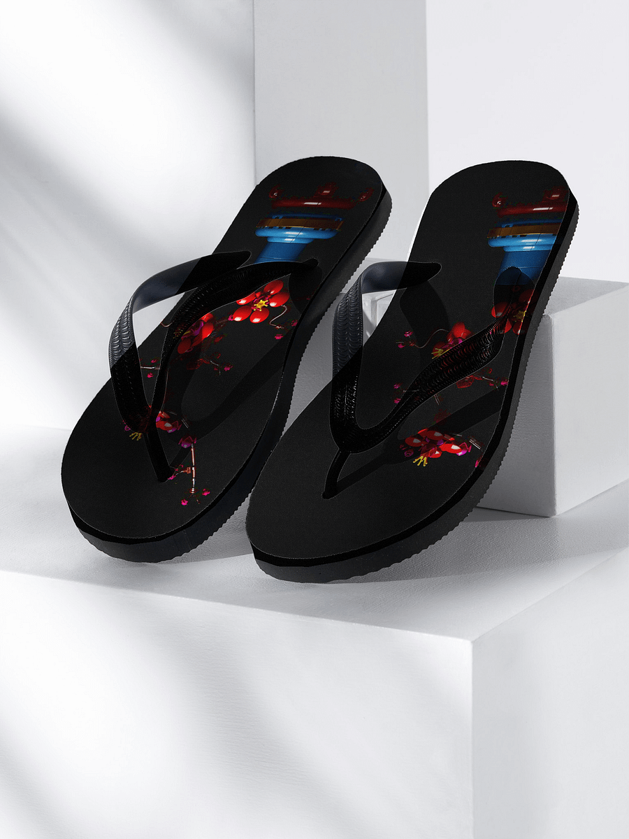 Symmetrical Blossom Flip-Flops product image (1)