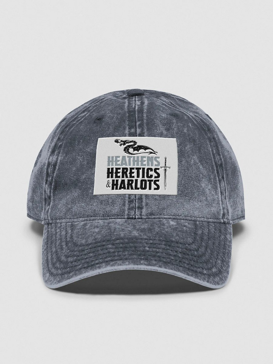 H3 Navy Denim Dad Cap product image (1)