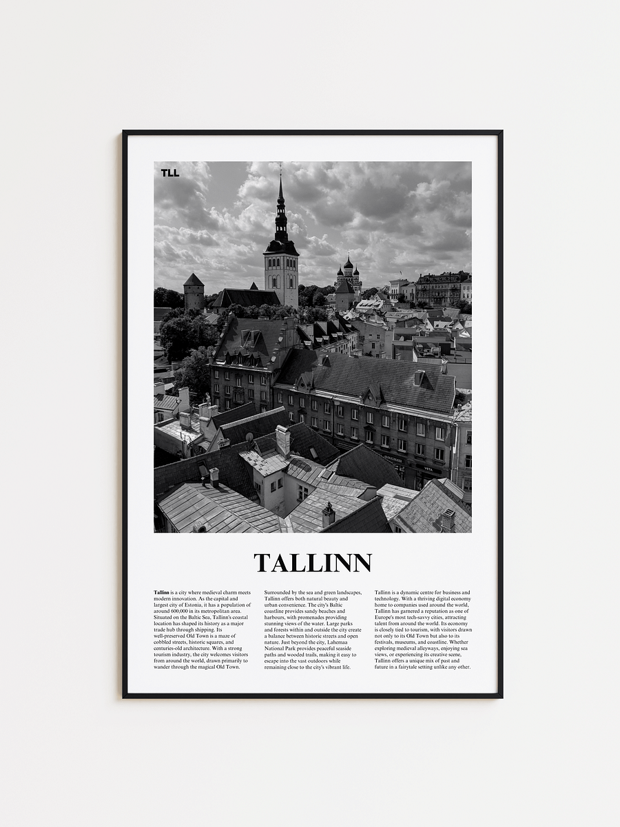 Tallinn 01 Newspaper Poster product image (1)