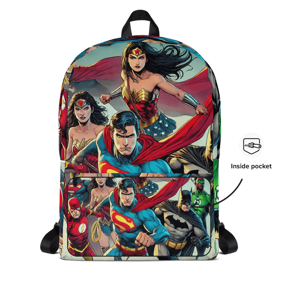 Epic Team-Up All-Over Print Backpack 2 Zippers product image (4)
