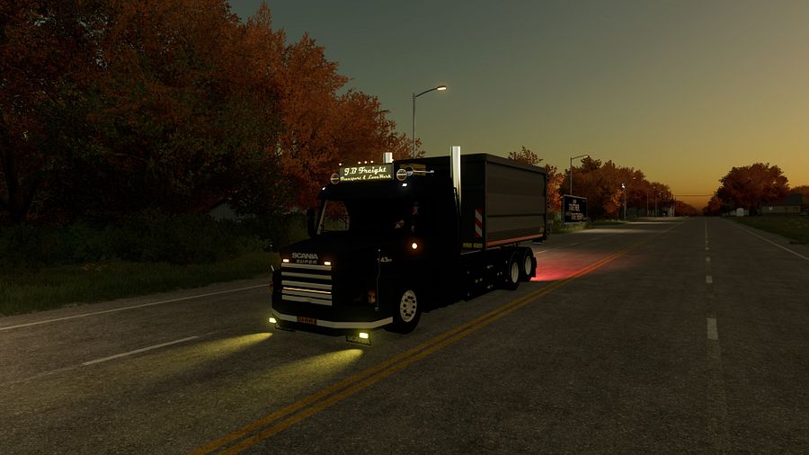 [FS22] Scania 143 Torpedo Hooklift J.B Freight product image (1)