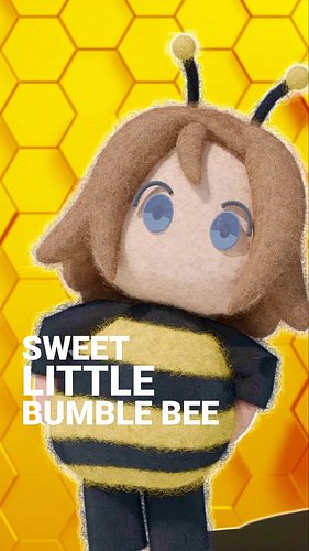 i'm out here causing a buzzzzz! 🐝 

#artist #cute #animation #blender #bee