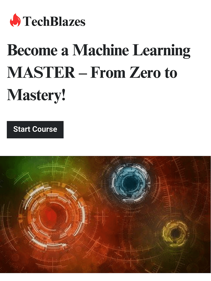 Become a Machine Learning MASTER – From Zero to Mastery! product image (1)