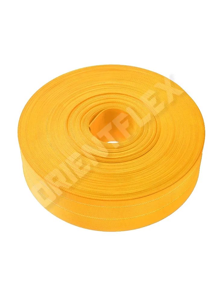 PE Fibre Lay Flat Hose (Green & Yellow & Red) product image (2)
