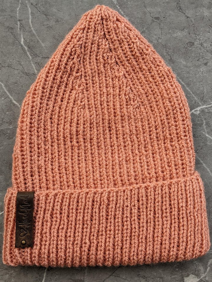 Knit Ribbed Smooth Hat Pattern product image (1)