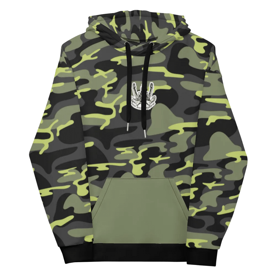 Green Camouflage Twin Anchor Titan tug Hoodie product image (6)