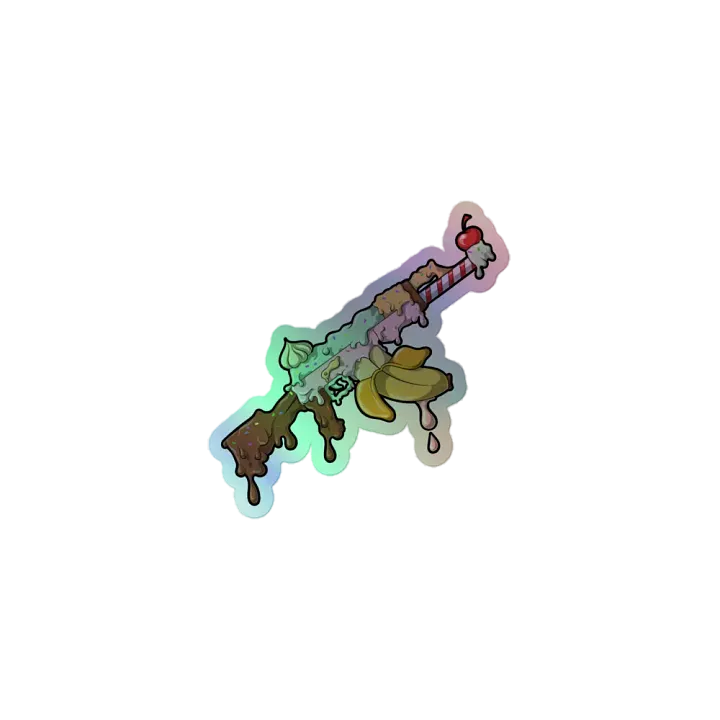Sundae Shooter- Holo Foil Sticker product image (1)