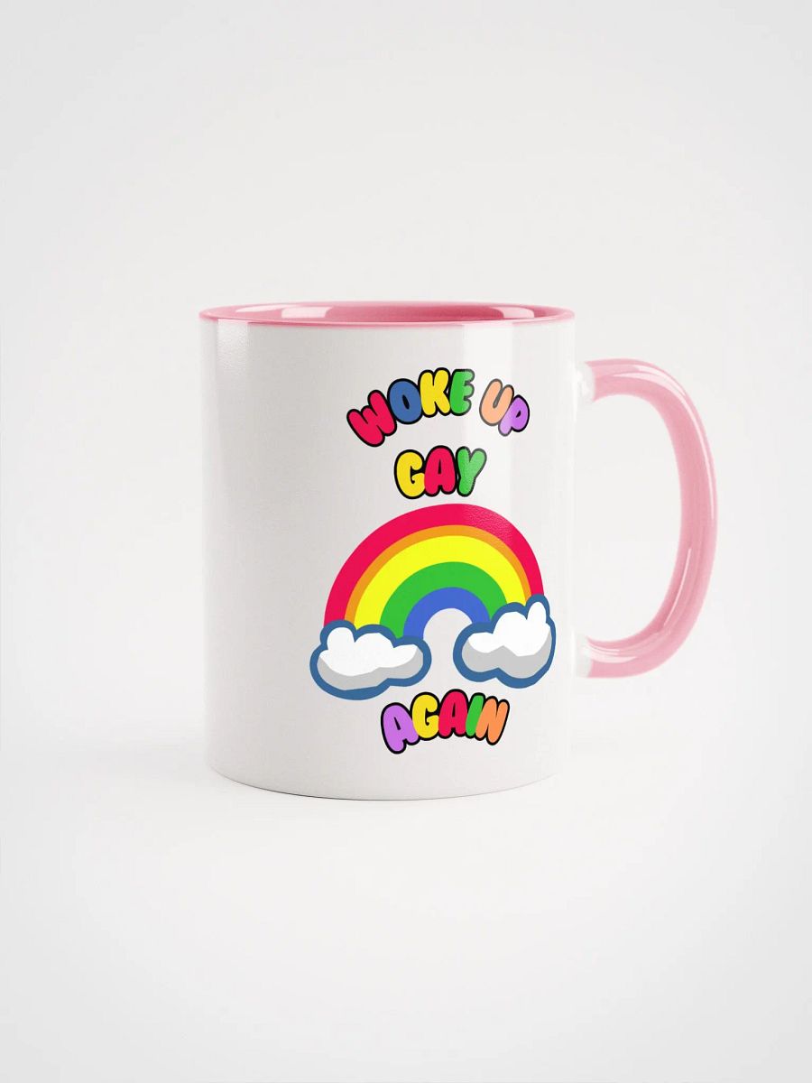 Woke Up Gay Again Rainbow Mug product image (2)