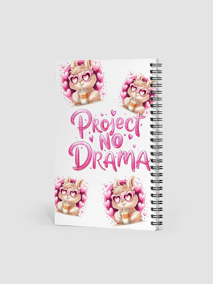 Llama Drama-Free Spiral Notebook product image (2)
