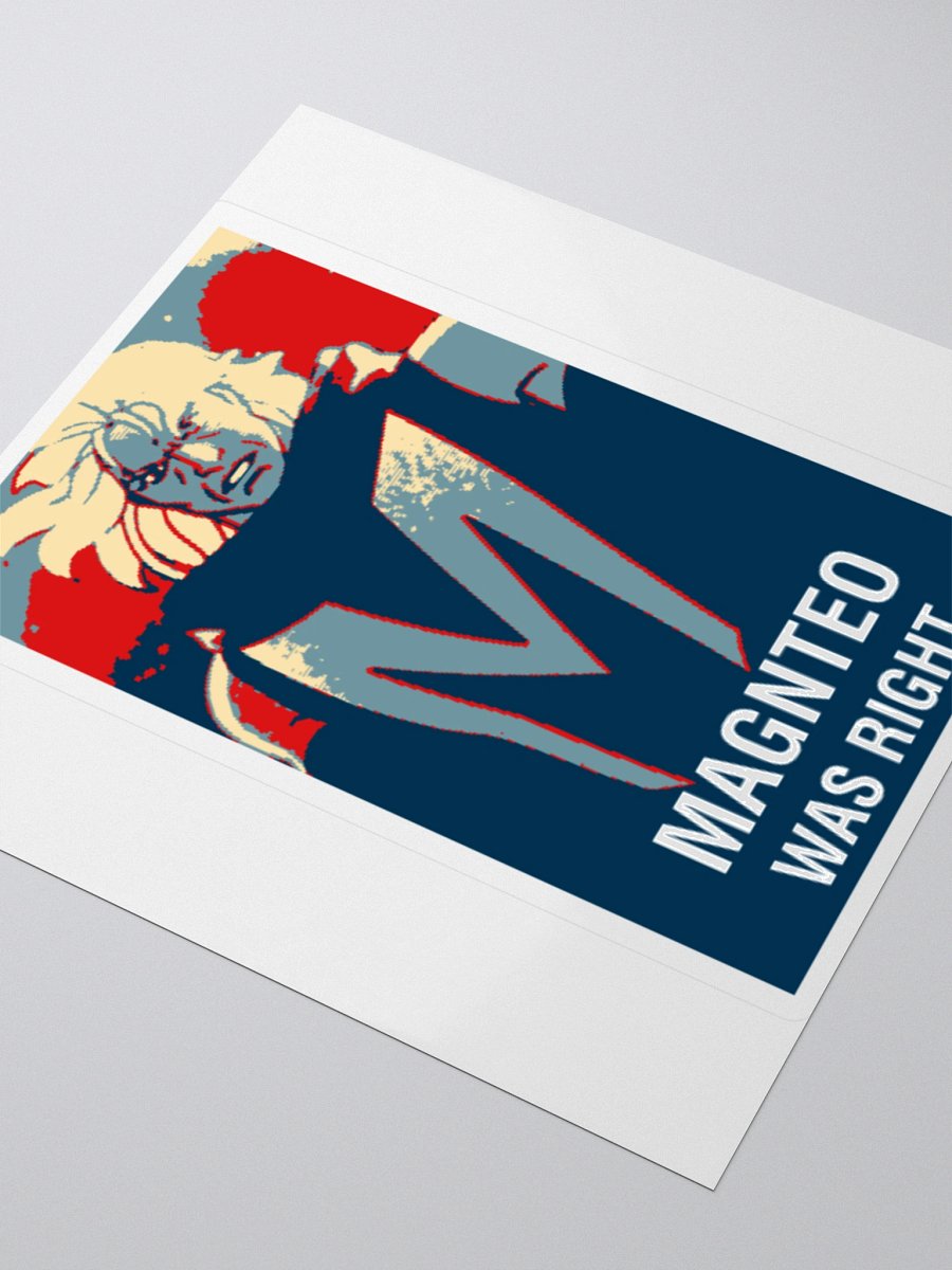 Magneto Was Right Stickers product image (3)