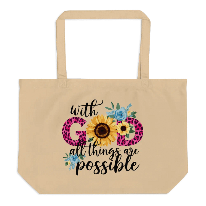 With God All Things Are Possible Tote product image (2)