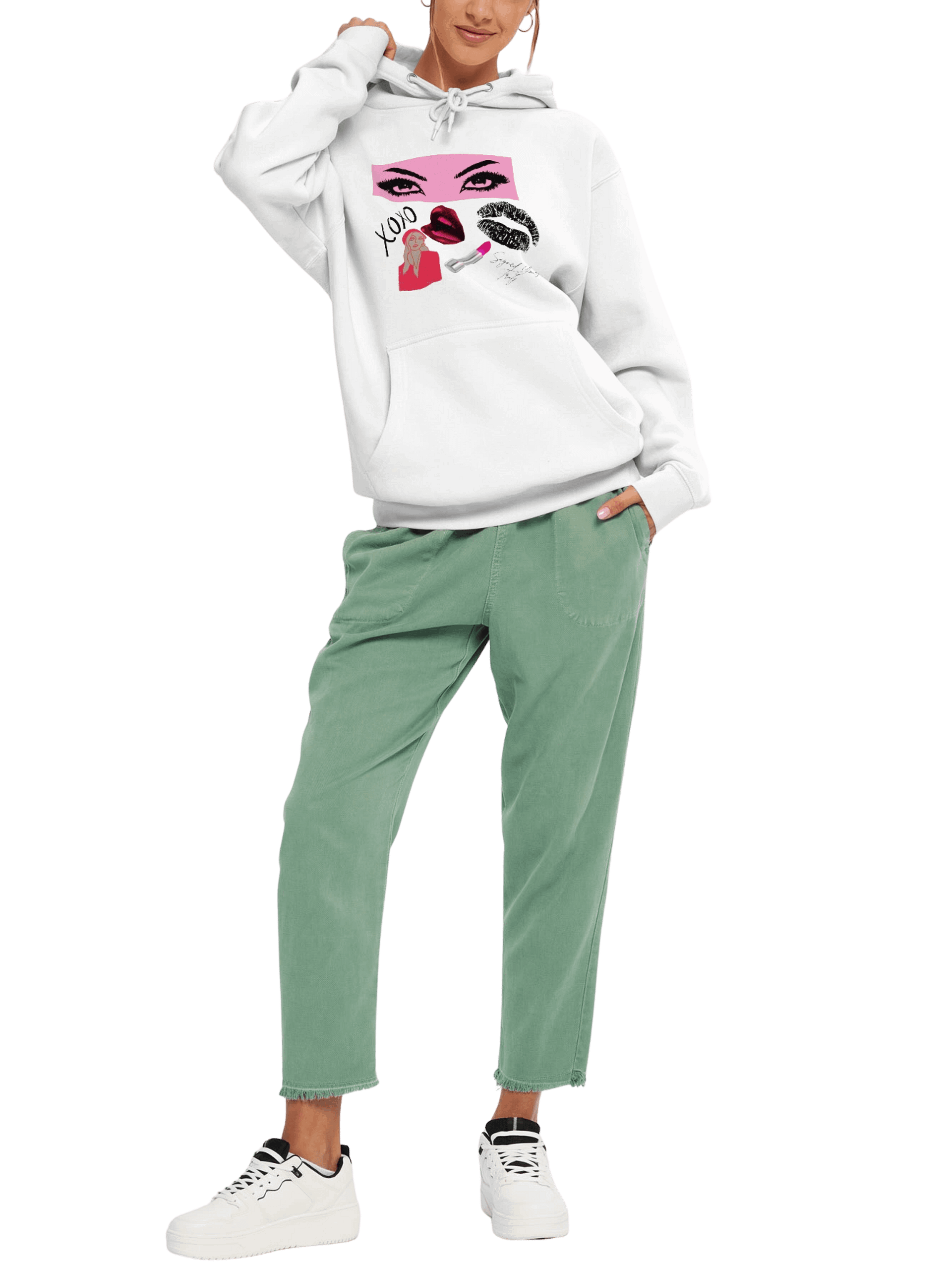 "XOXO" Collage Premium Pullover Hoodie product image (16)