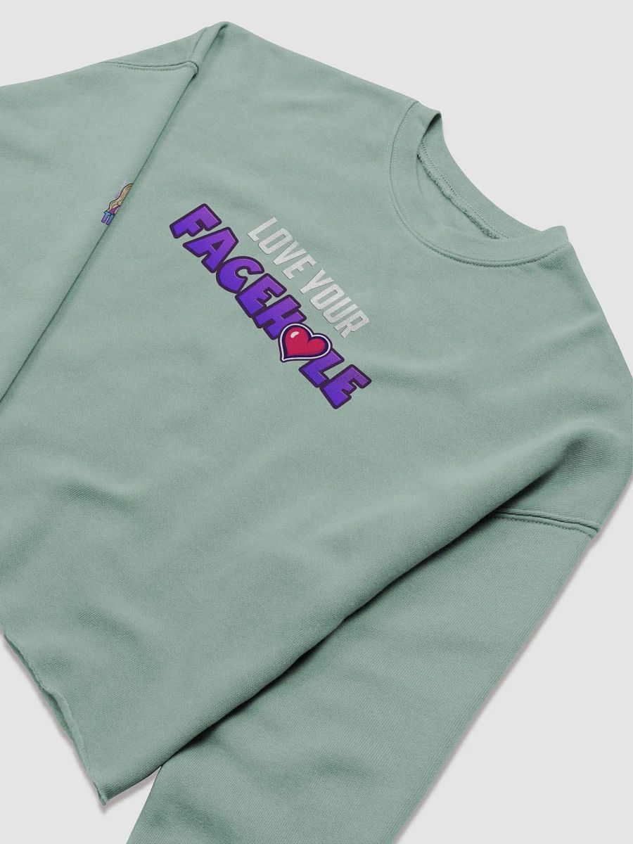 Love Your Facehole Cropped Sweater product image (9)