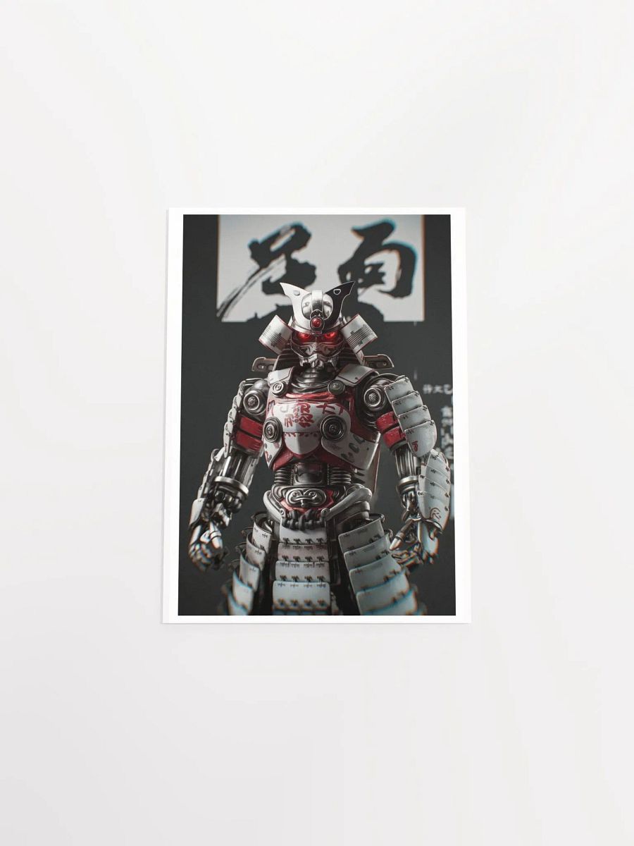 Cyber Samurai: Red Oni Warrior II Enhanced Matte Paper Poster product image (4)
