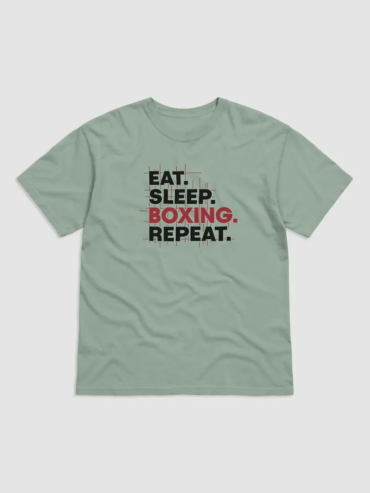 Eat Sleep Boxing Repeat Podcast Tee product image (1)