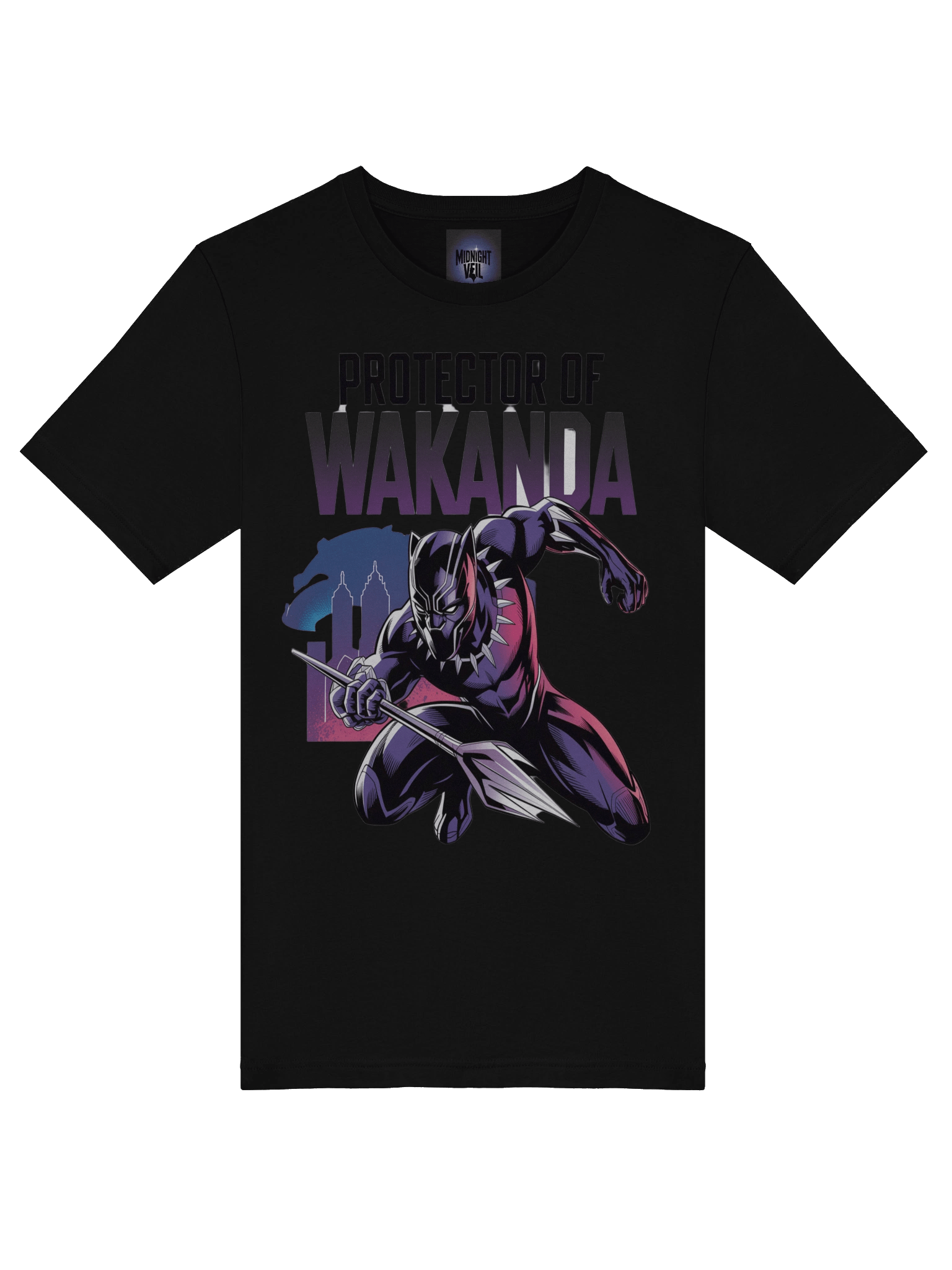 Black Panther Protector of Wakanda Supersoft T-Shirt – Vibranium Leap Legacy product image (7)