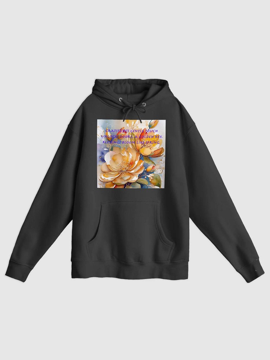 Gratitude's Golden Bloom Premium Hoodie product image (1)