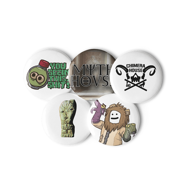 Chimera House Button Pin Set product image (3)