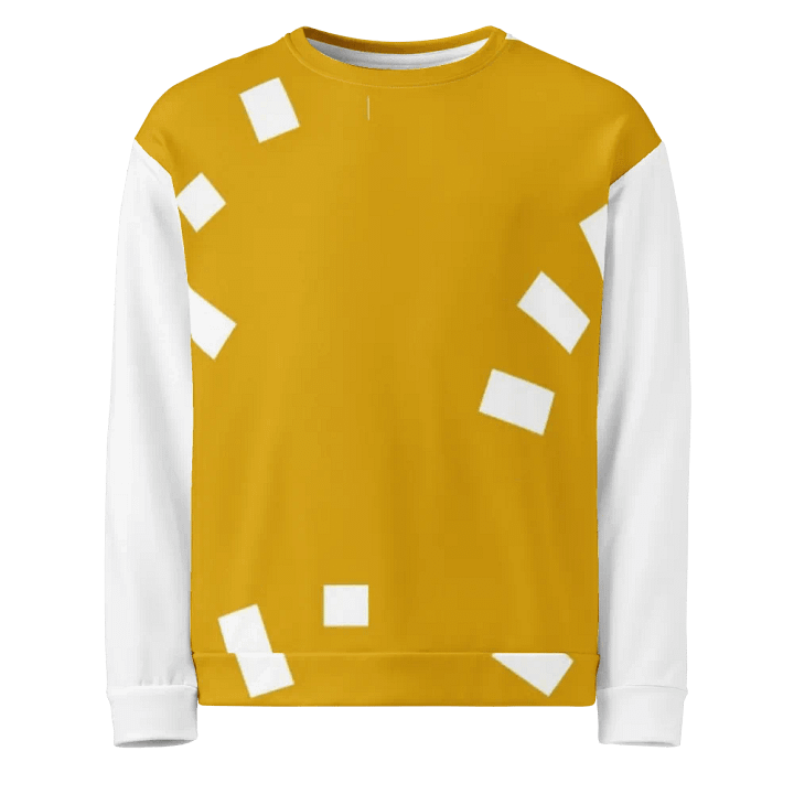 Clock Mustard Mosaic Unisex Sweatshirt product image (1)