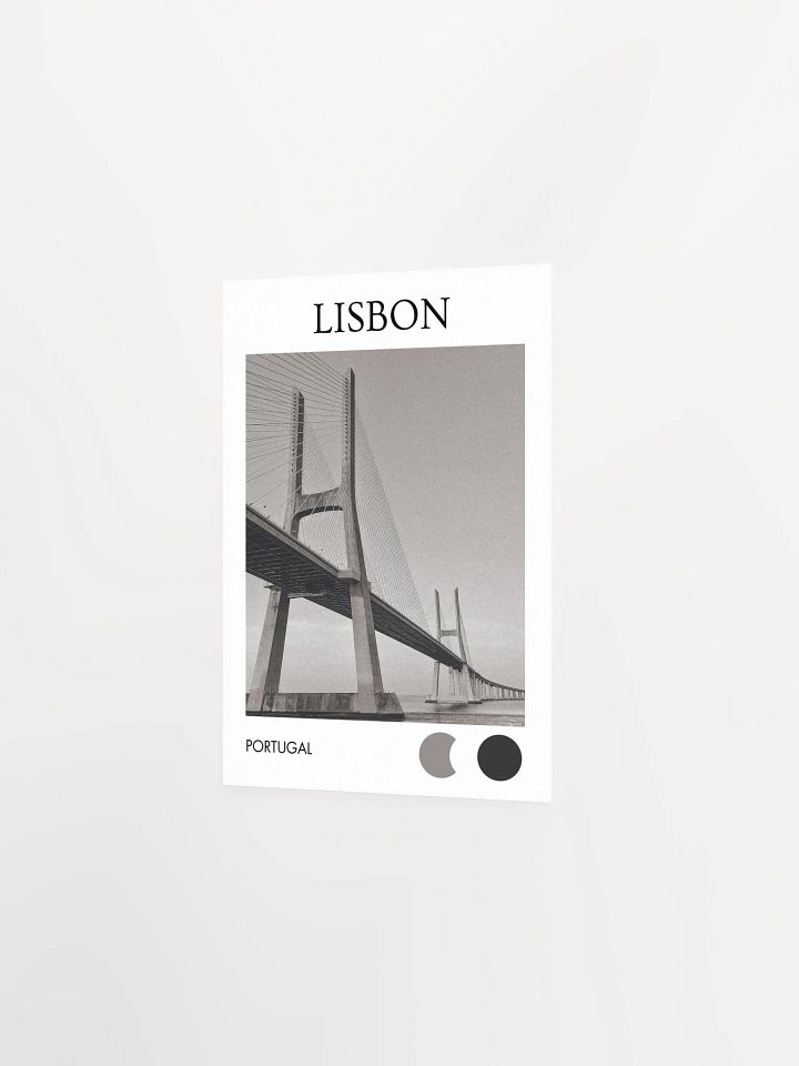 Vasco da Gama Bridge - Black & White product image (2)