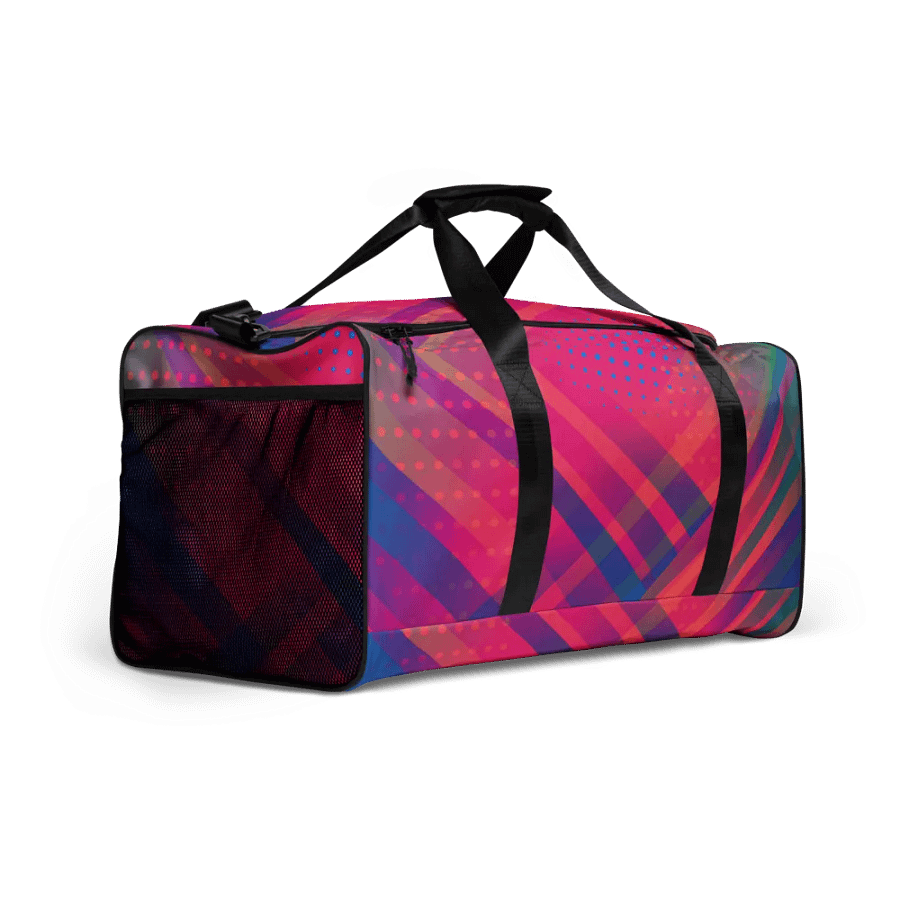 Vibrant Geometry Custom Duffle Bag for travel moms dads friends product image (12)