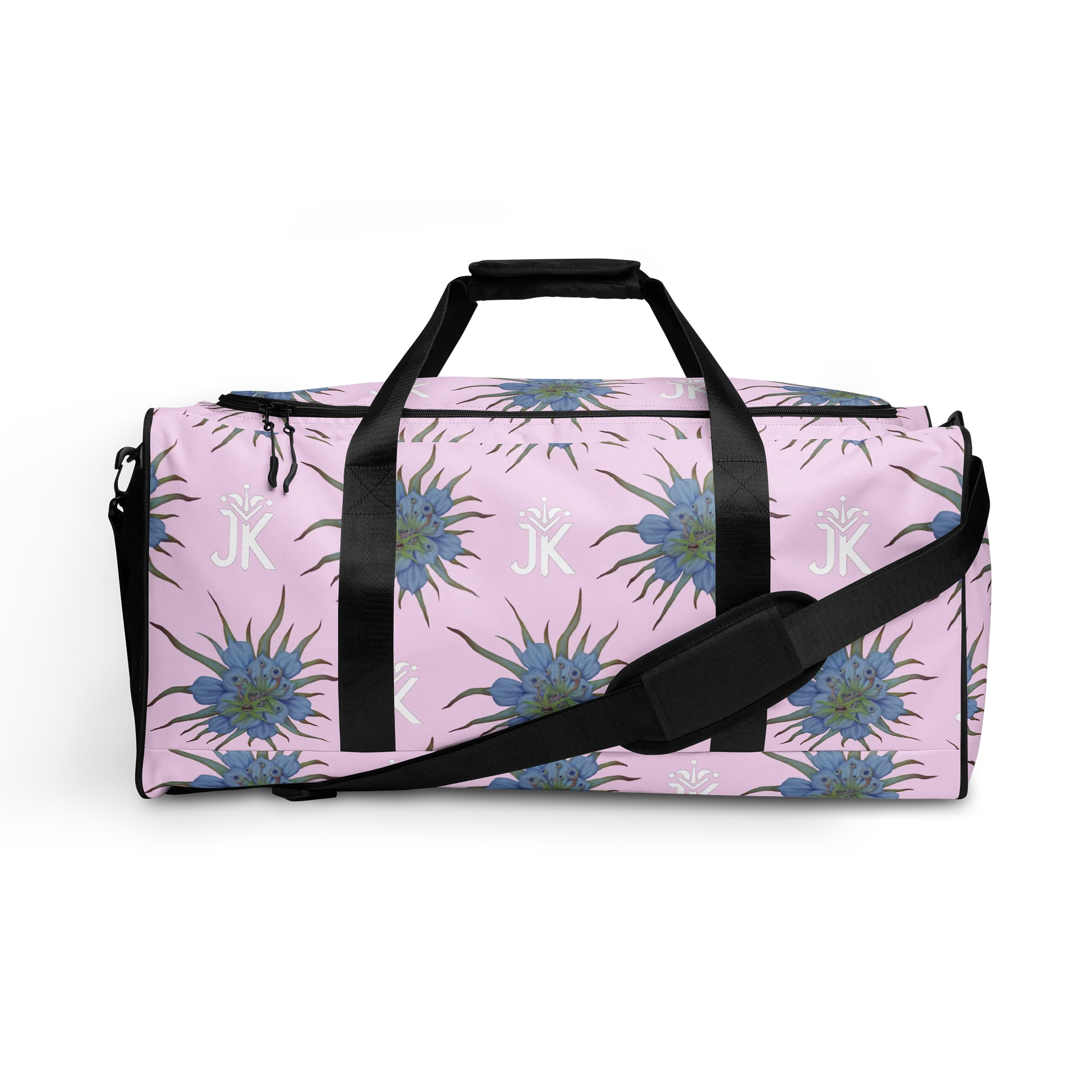 Floral Fiend Pink Duffel Bag product image (1)