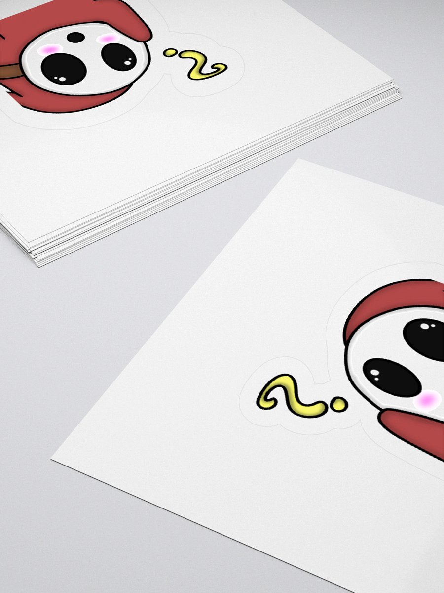 confused shy guy sticker product image (16)