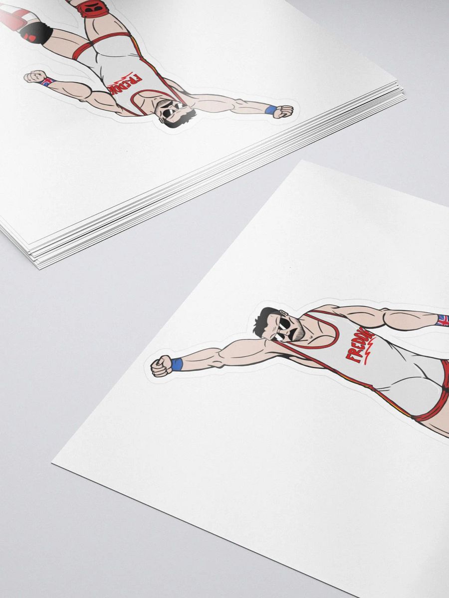 LuchaFreddie the return toon sticker product image (5)