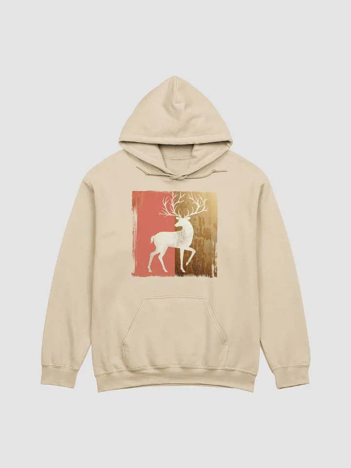 Holiday deer charm hoodie -regular Fit product image (1)