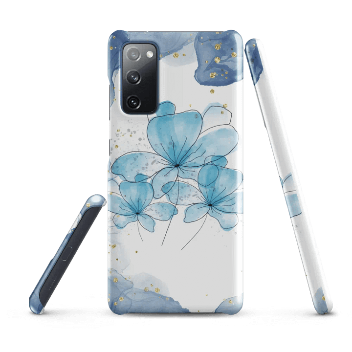 Blue Flowers Samsung Snap Case product image (2)