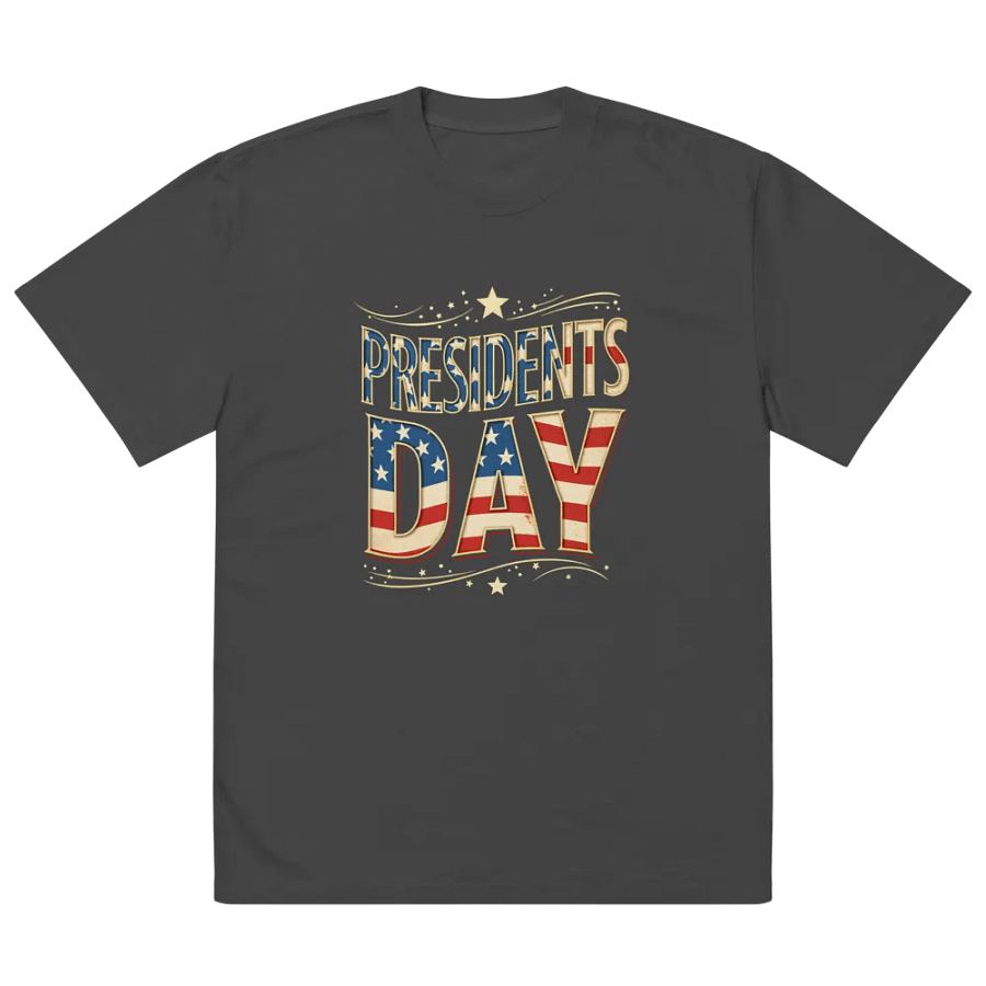 Patriotic Presidents Day Oversized Tee product image (3)