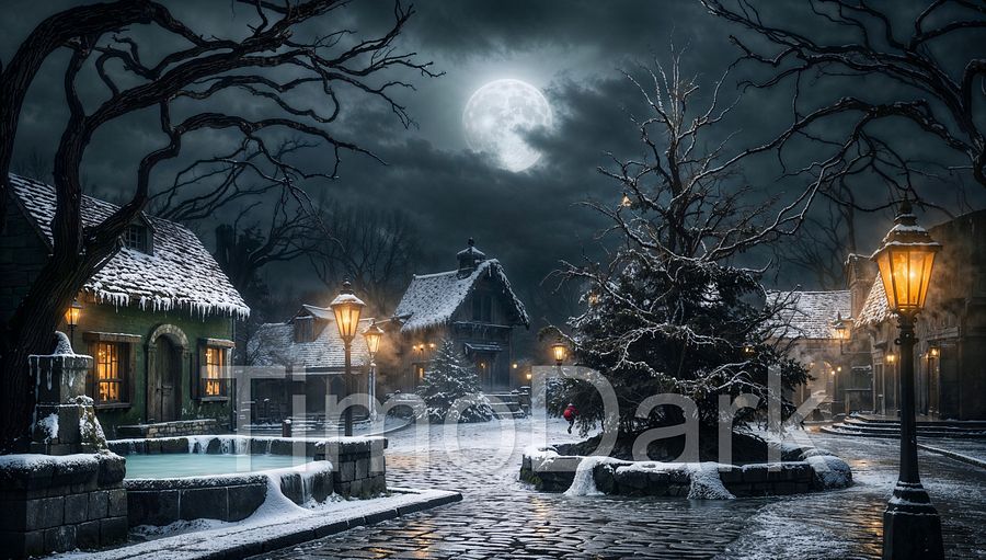 Quaint Christmas Desktop Wallpaper product image (1)