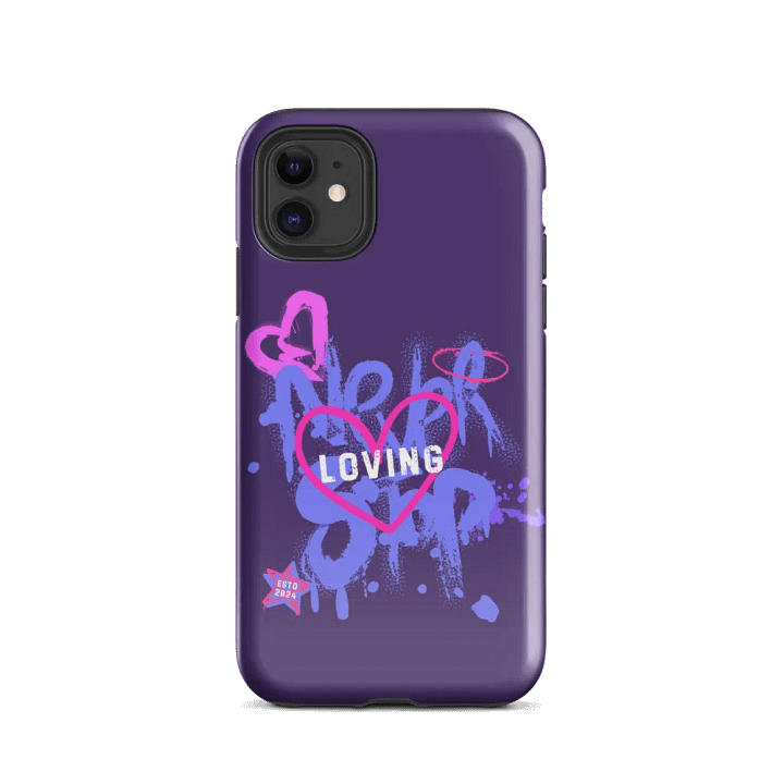 Never Stop Loving Tough Iphone Case product image (24)