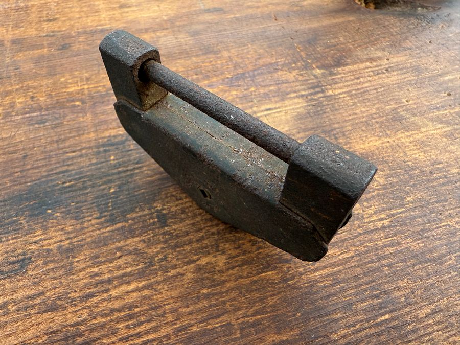 🎎 Antique Japanese Bulldog Padlock – Japan Antique Roadshow product image (5)