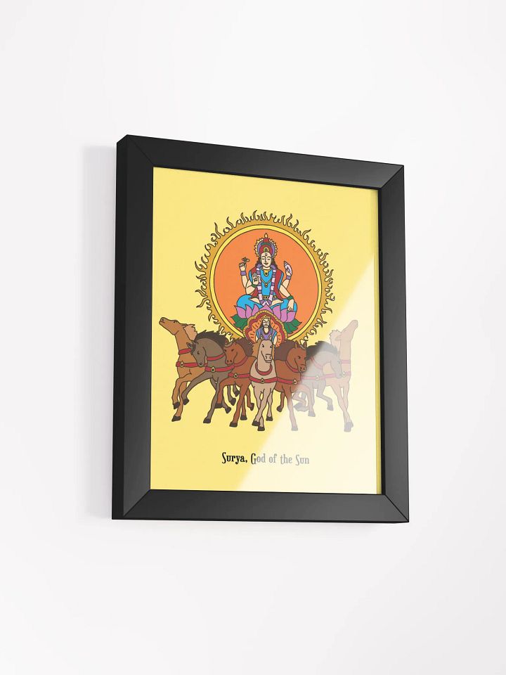 Surya Sun God Framed Art product image (2)
