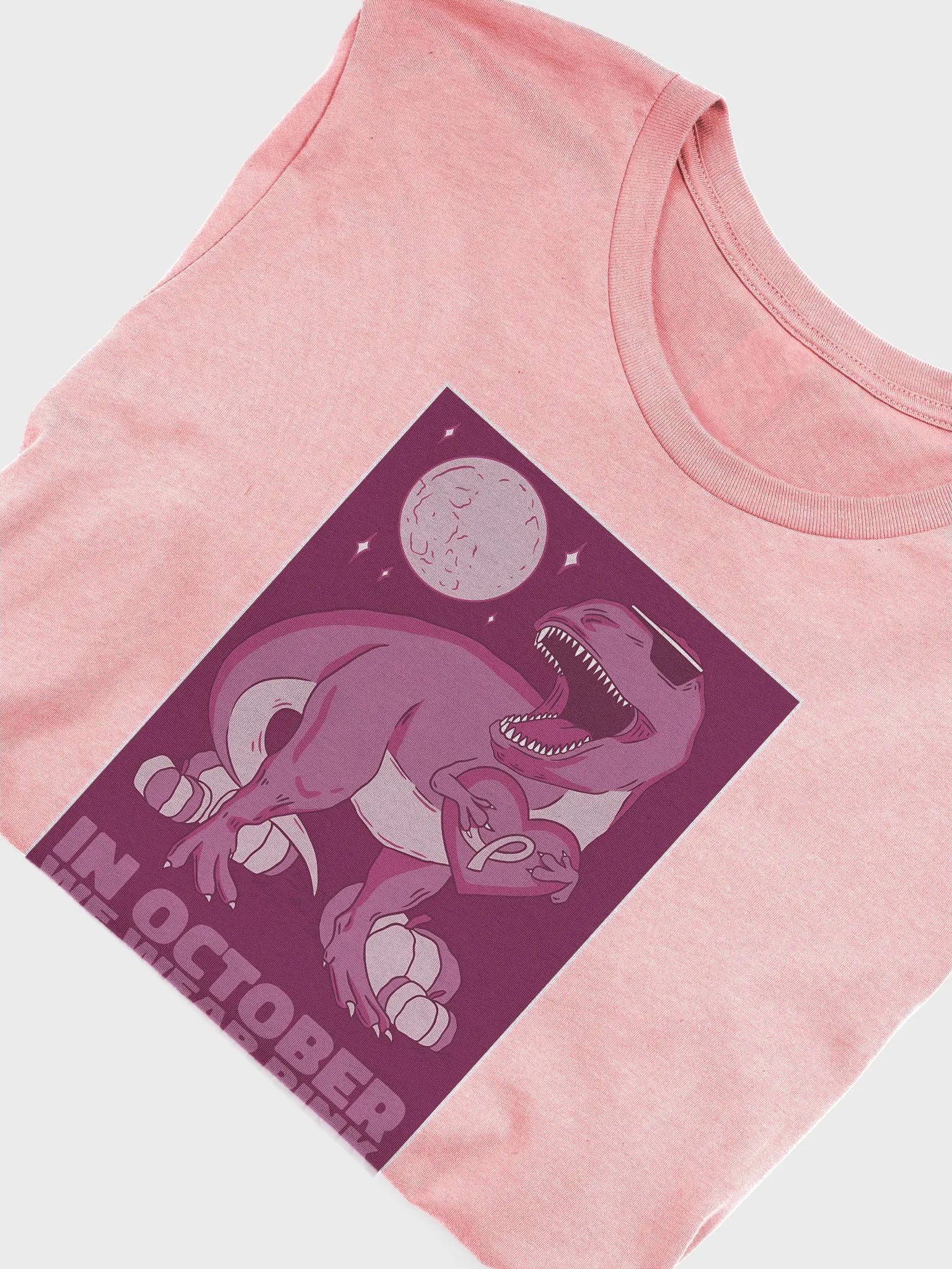 T-Rex Breast Cancer Awareness Premium T-shirt product image (5)