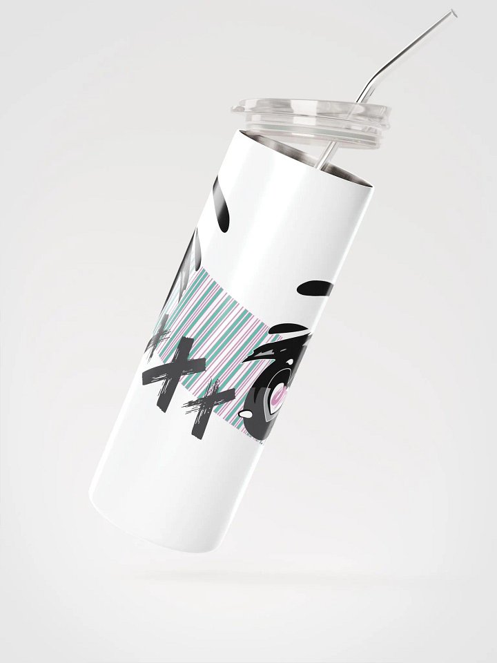 OptimusProcrastinus Eyes Tumbler (White/Grey) product image (2)