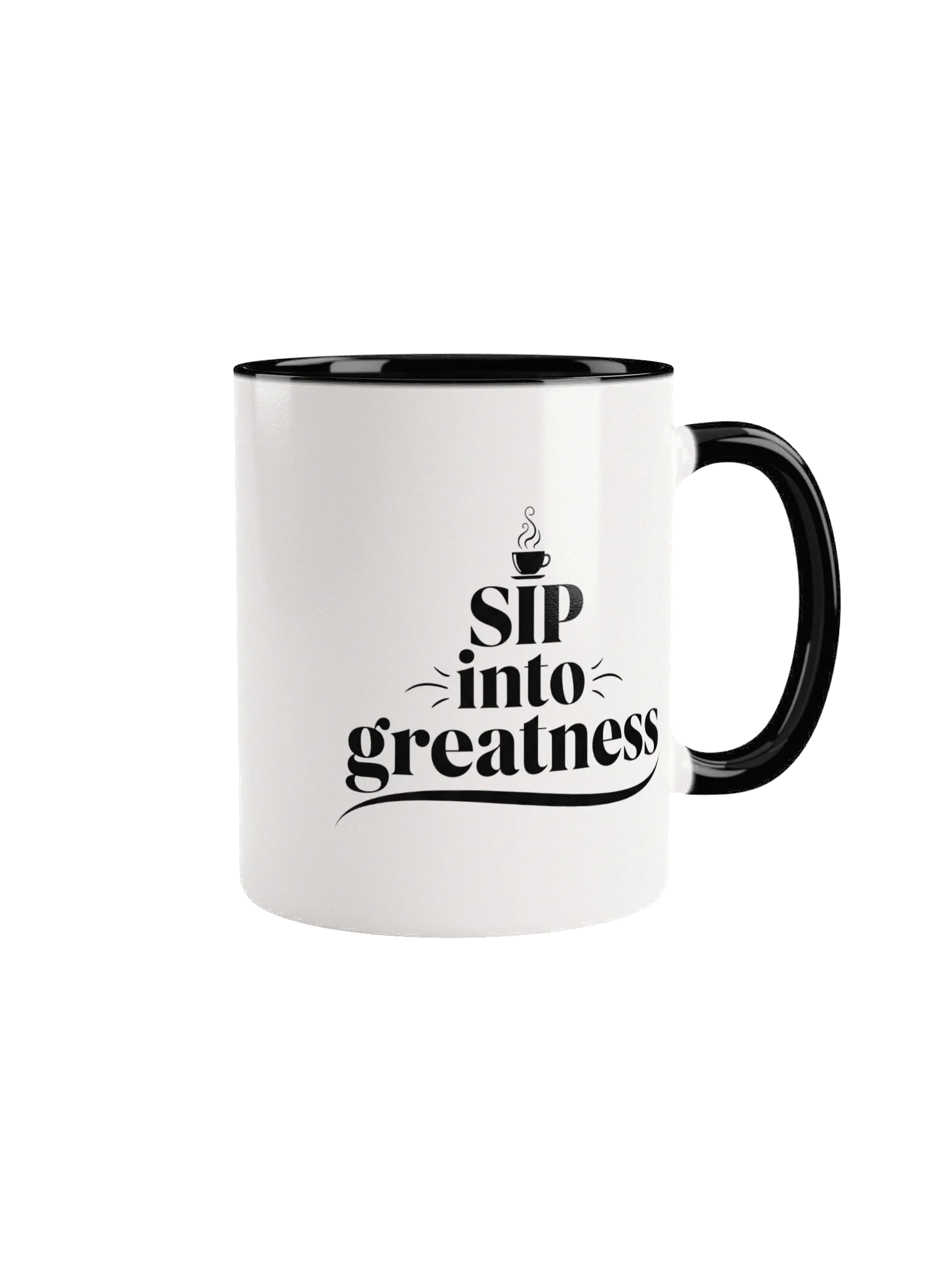 Sip Into Greatness Mug – Inspirational Coffee Cup for Motivated Go-Getters product image (1)