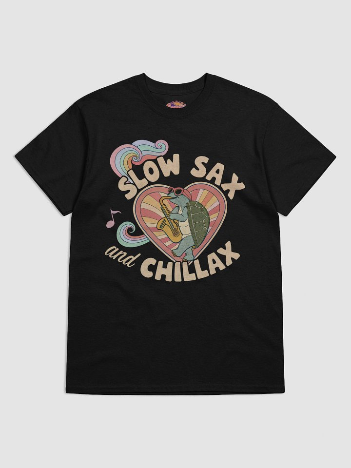 Slow Sax and Chillax Turtle T-Shirt product image (1)
