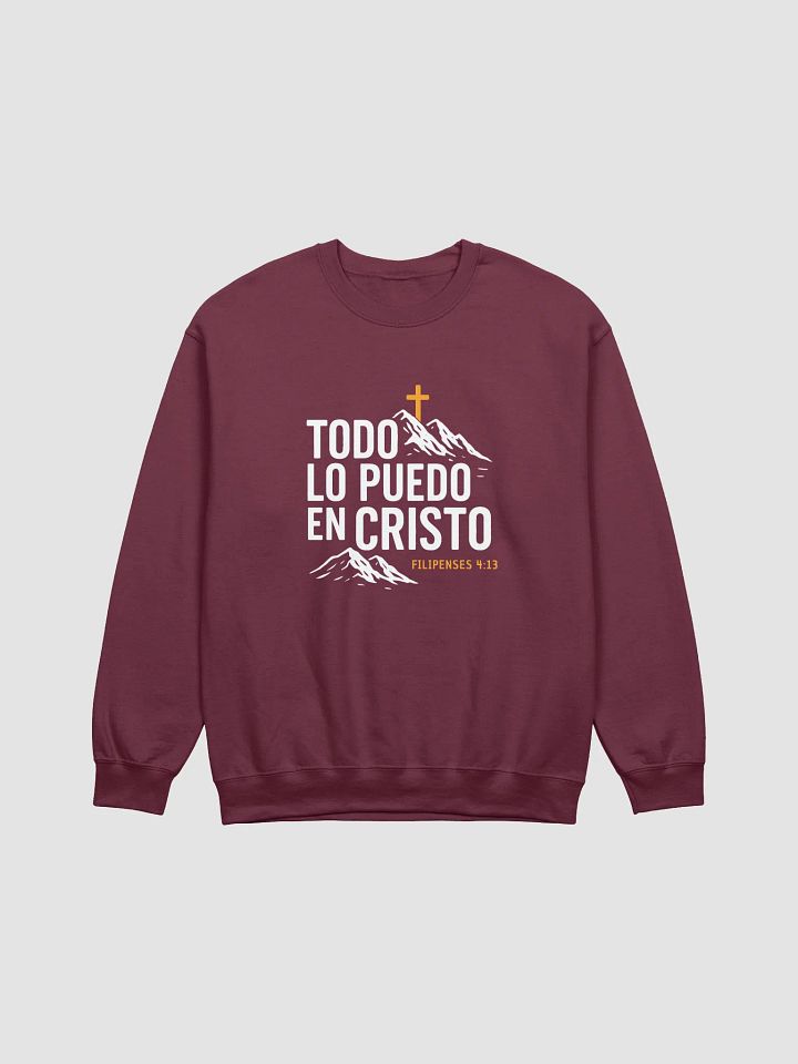 Sudadera Unisex Cuello Redondo | Todo lo puedo en Cristo product image (17)